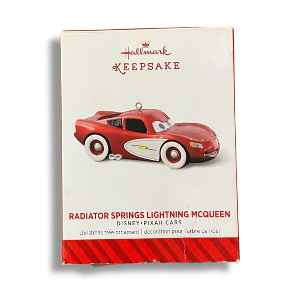 Hallmark Radiator Springs Lightning McQueen Cars Christmas Keepsake Ornament '14 - Picture 1 of 5